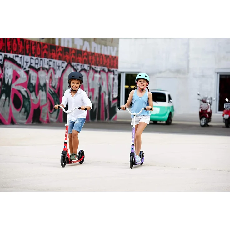 Micro Cruiser Scooter zum cruisen Kinderscooter ab 10 Jahren Farbe rot – Bild 7