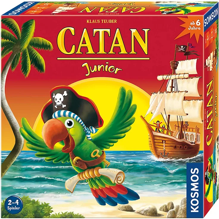 KOSMOS 697495 - CATAN Junior, Strategiespiel für Kinder ab 6 Jahre