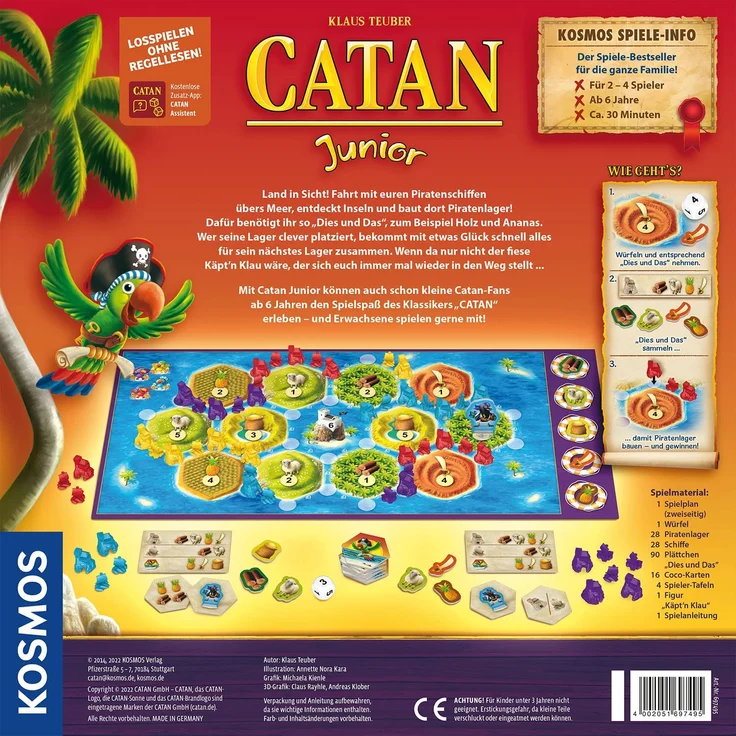 KOSMOS 697495 - CATAN Junior, Strategiespiel für Kinder ab 6 Jahre – Bild 2