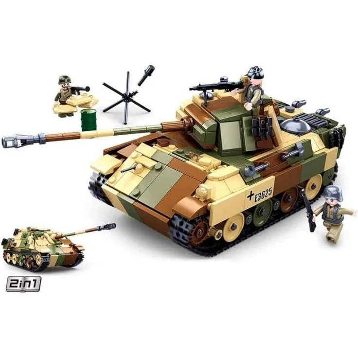 Sluban M38-B0859 - Konstruktionsspielzeug - Medium German Tank