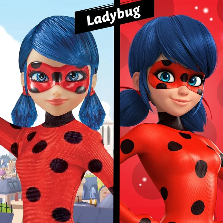 Bandai - Miraculous - Puppe - Ladybug - 26 cm große Ankleidepuppe - P50001 – Bild 7