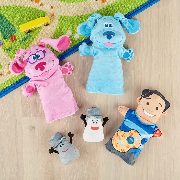 Melissa & Doug 33013 Blue's Clues & You! Hand- & Fingerpuppen (5 Teile) – Bild 4