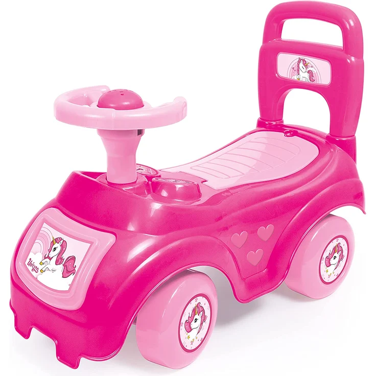 "Rutschauto Unicorn Einhorn Kinderauto Rutscher Rutsch auto Hupe Rosa" – Bild 1