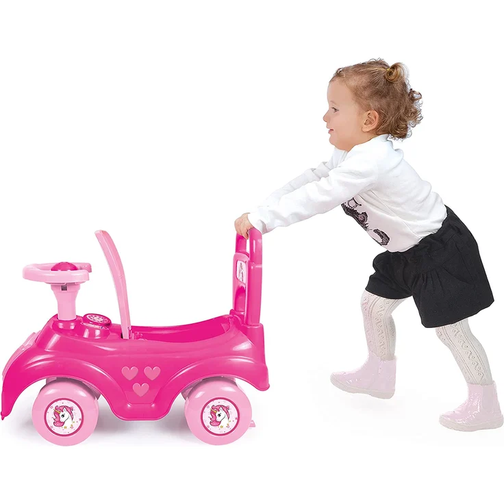 "Rutschauto Unicorn Einhorn Kinderauto Rutscher Rutsch auto Hupe Rosa" – Bild 4