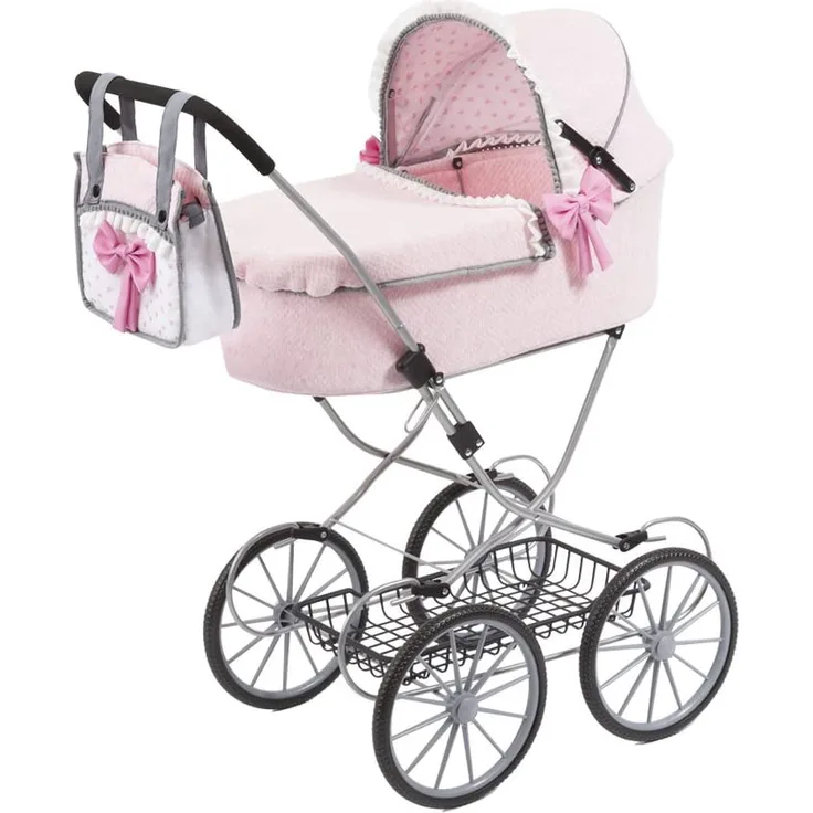 Reig Musicales 10 Reig Retro Puppenwagen, Rosa, Única
