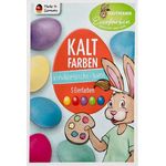 Heitmann Eierfarben Kaltfarben - Ostern - Ostereier bemalen, Ostereierfarbe - Grün, Blau, Gelb, Rot, Violett