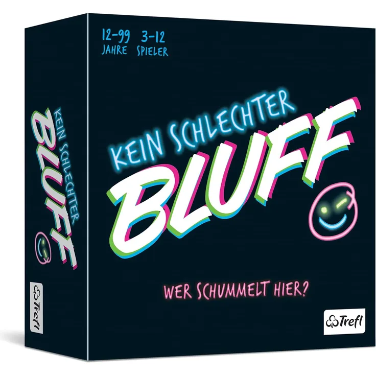 Trefl, Kein Schlechter Bluff, Gesellschaftsspiel, Partyspiel, Kartenspiel, Lass Dich Nicht hinters Licht führen, Bluffspiel, ab 12 Jahren 2197