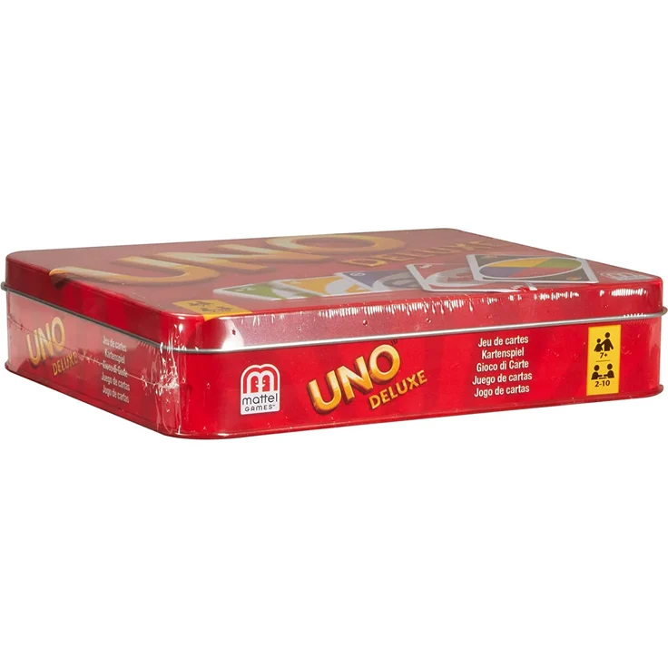 Mattel Games K0888 UNO Deluxe Kartenspiel, geeignet für 2 - 10 Spieler, Spieldauer ca. 15 Minuten, ab 7 Jahren – Bild 7