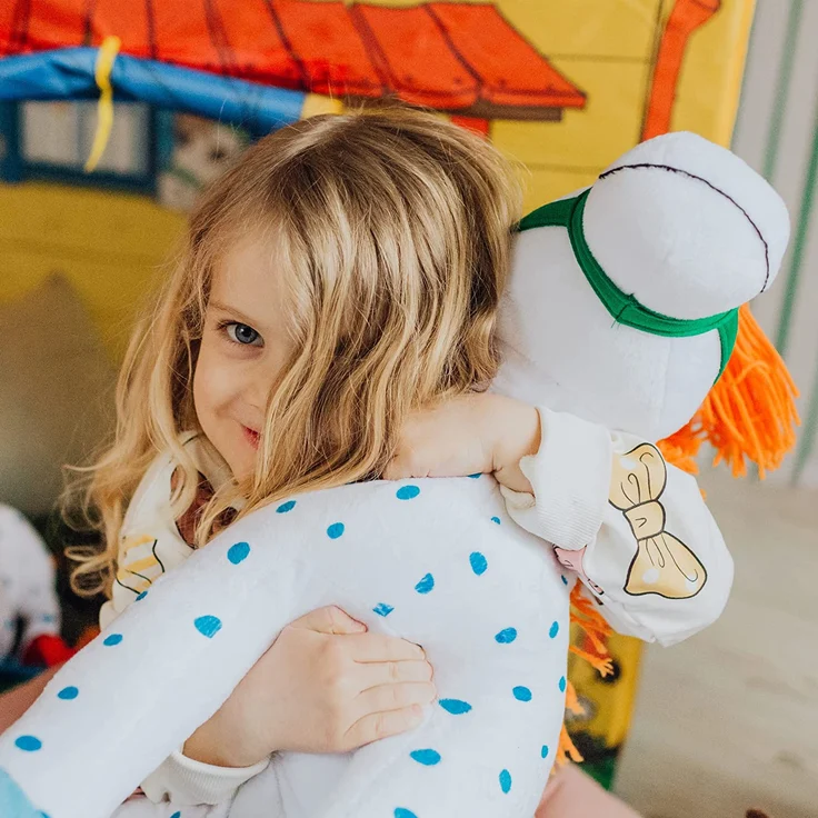 Micki & Friends 44371900 - Kleiner Onkel Puppe 30 cm - Pippi Langstrumpfs Pferd als Stoffpuppe - Teddy - Plüschpuppe Kuscheltier - ab 0+ Monate – Bild 5