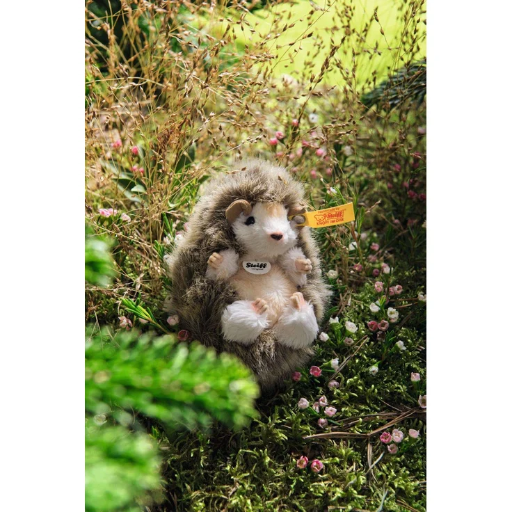 Steiff 070587 Joggi Baby-Igel 10cm braun meliert sitzend Plüschtier Stofftier – Bild 5