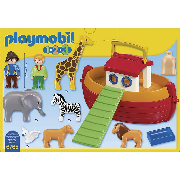 PLAYMOBIL 1.2.3 6765 Meine Mitnehm-Arche-Noah, Ab 18 Monaten – Bild 4