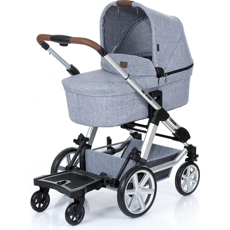 ABC Design 'Kiddie Ride On 2' Buggyboard für Mint, Okini, Salsa, Turbo, Condor, Tereno, Viper und Zoom 2020 Black – Bild 4