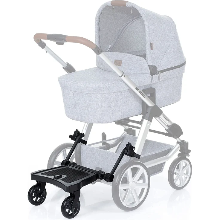 ABC Design 'Kiddie Ride On 2' Buggyboard für Mint, Okini, Salsa, Turbo, Condor, Tereno, Viper und Zoom 2020 Black – Bild 3