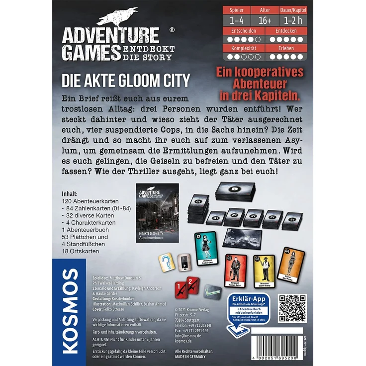 KOSMOS - Adventure Games - Die Akte Gloom City – Bild 3