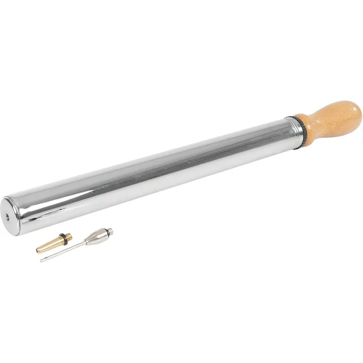 Ballpumpe Luftpumpe Handpumpe Hand Pumpe Fußball Basketball Handball Nadelventil, Chrom