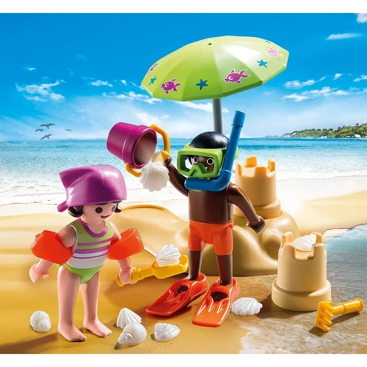 Playmobil 9085 - Kids mit Sandburg – Bild 2