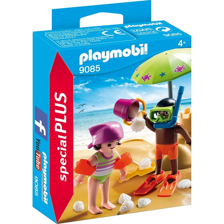 Playmobil 9085 - Kids mit Sandburg – Bild 1