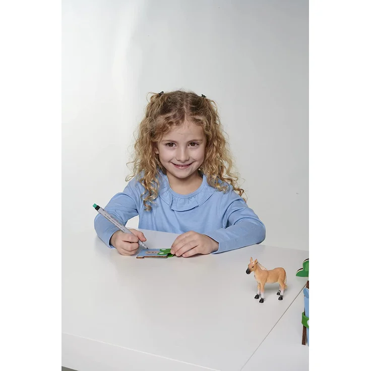 Eichhorn - Pferdestall, Gebäude mit Pferdeboxen und Gatter, 30 teilig, 57x52x35 cm groß, ab 3 Jahren - Preisvergleich – Bild 2