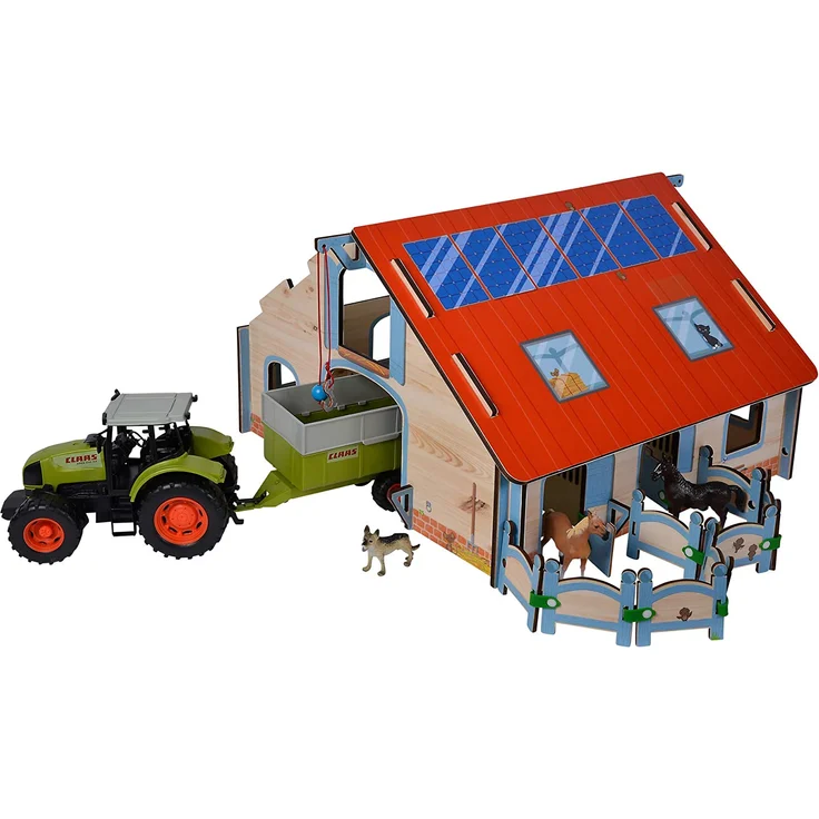 Eichhorn - Pferdestall, Gebäude mit Pferdeboxen und Gatter, 30 teilig, 57x52x35 cm groß, ab 3 Jahren - Preisvergleich – Bild 12