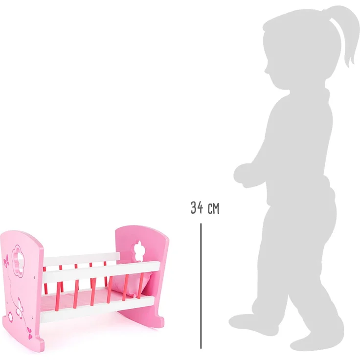 Puppenwiege Mädchentraum – Bild 2