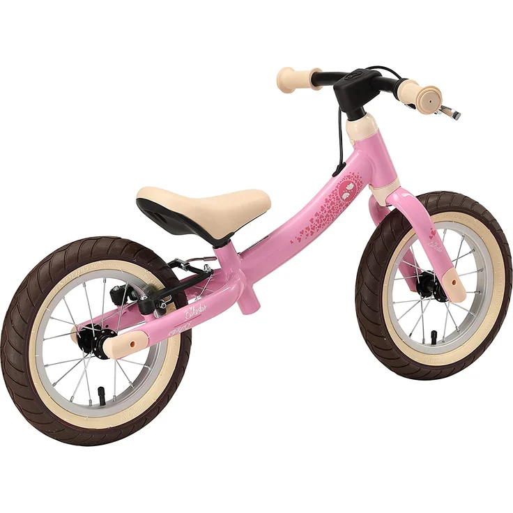 BIKESTAR Kinder Laufrad Lauflernrad Kinderrad für Mädchen ab 3-4 Jahre | 12 Zoll Sport Kinderlaufrad Rosa | Risikofrei Testen – Bild 7