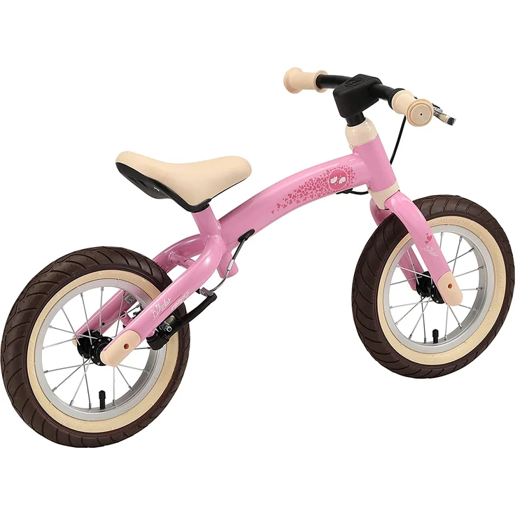 BIKESTAR Kinder Laufrad Lauflernrad Kinderrad für Mädchen ab 3-4 Jahre | 12 Zoll Sport Kinderlaufrad Rosa | Risikofrei Testen – Bild 8