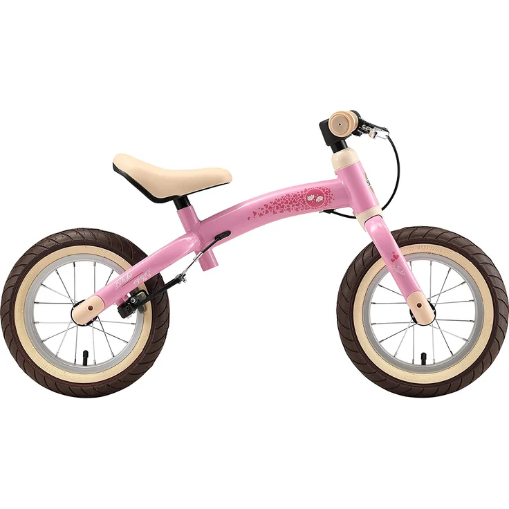 BIKESTAR Kinder Laufrad Lauflernrad Kinderrad für Mädchen ab 3-4 Jahre | 12 Zoll Sport Kinderlaufrad Rosa | Risikofrei Testen – Bild 4