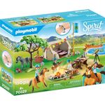 Playmobil 70329 DreamWorks Sommercamp mit Lucky und Spirit, Ab 4 Jahren