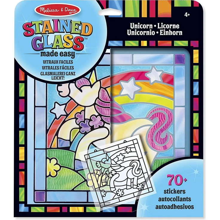 Melissa & Doug Glasmalerei leicht gemacht - Einhorn