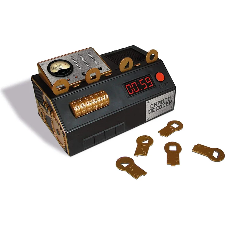 Noris 606101831 Escape Room Mega Pack, Familien und Gesellschaftsspiel für Erwachsene, inkl. 8 Fällen und Chrono Decoder, ab 16 Jahren – Bild 3