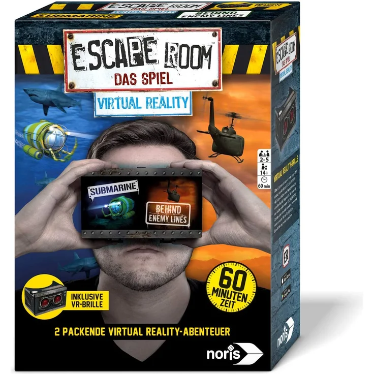 Noris 606101831 Escape Room Mega Pack, Familien und Gesellschaftsspiel für Erwachsene, inkl. 8 Fällen und Chrono Decoder, ab 16 Jahren – Bild 5
