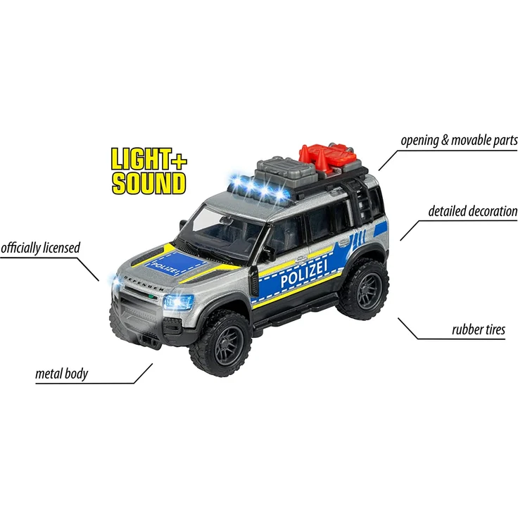 Land Rover Defender Polizei Spielfahrzeug – Bild 4