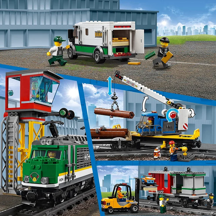 LEGO City 60198 'Güterzug', 1226 Teile, ab 6 Jahren – Bild 5