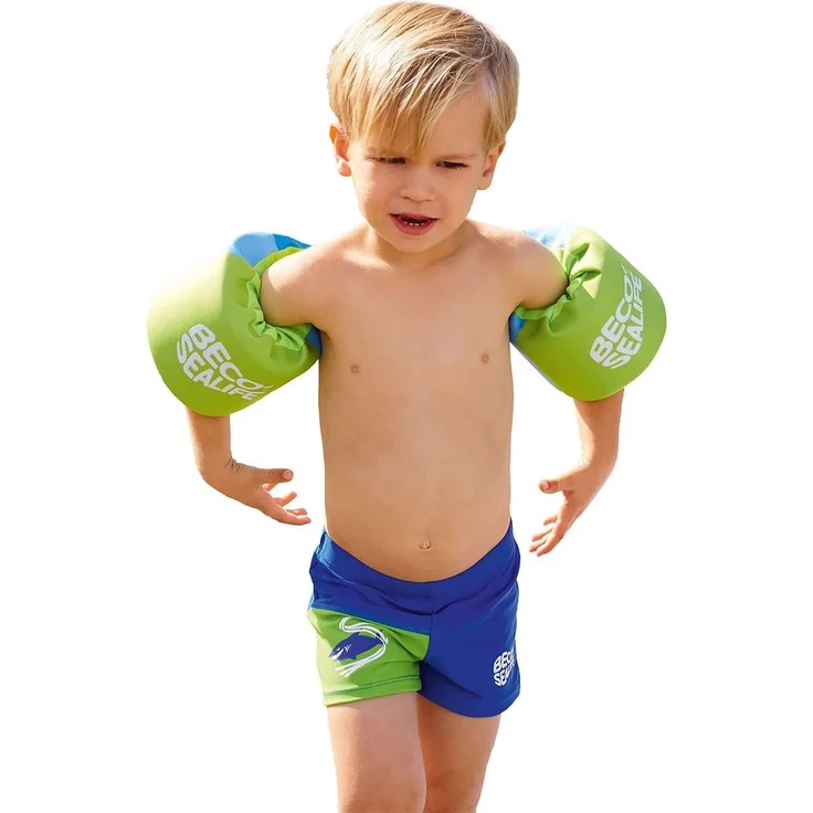 Schwimmflügel Sealife 15-30 kg junior neopren grün – Bild 4