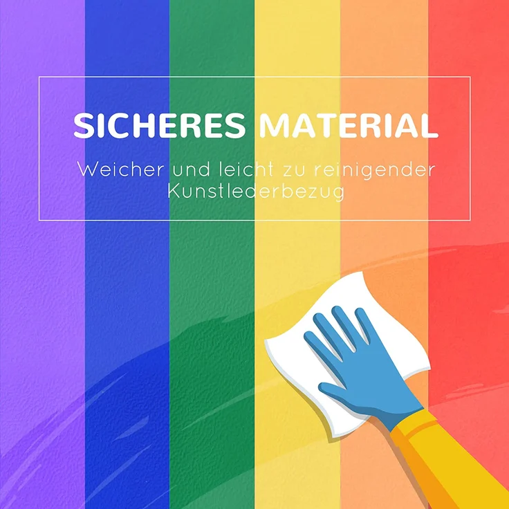 HOMCOM Schaumstoffblöcke als 12-teiliges Set bunt – Bild 6