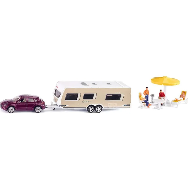 SIKU 2542 PKW mit Wohnwagen