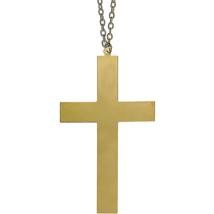 Widmann 2952T Kreuzkette für Kostüme, Unisex – Erwachsene, Gold, Taglia unica