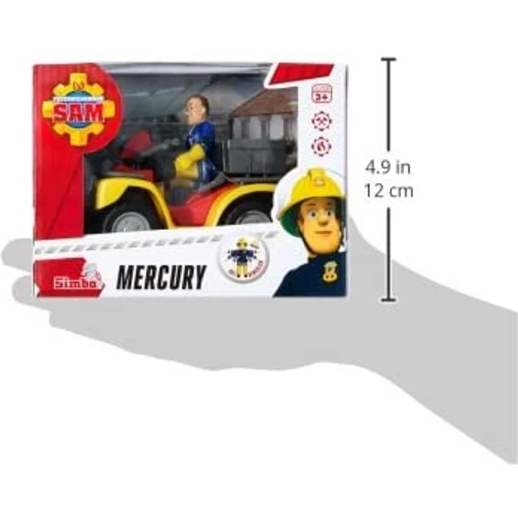Simba - Feuerwehrmann Sam - Mercury-Quad mit Figur - Preisvergleich – Bild 7