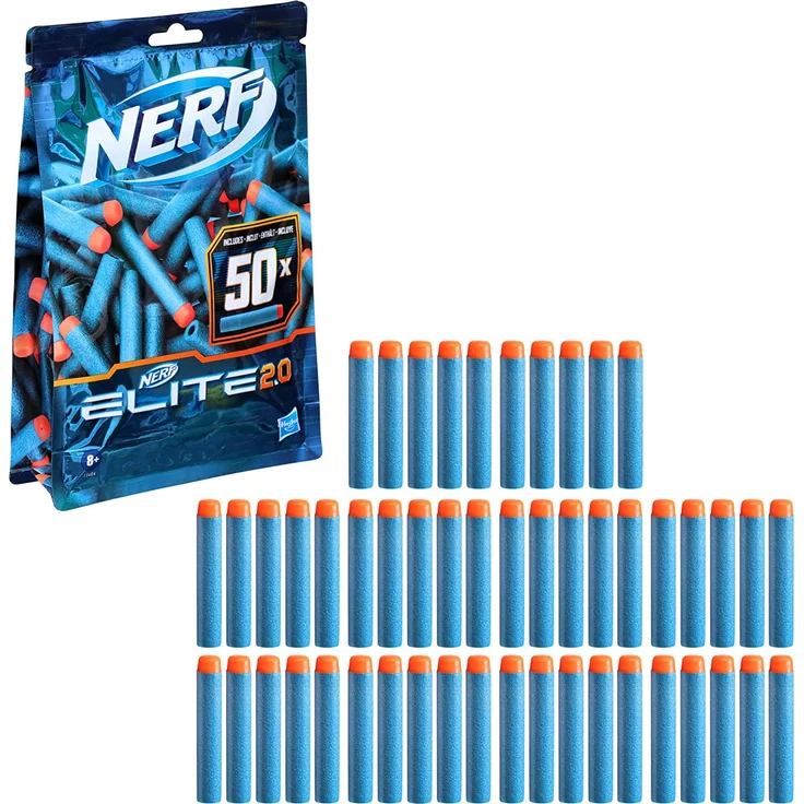Nerf Elite 2. 0 50er Dart Nach Nerf Elite 2. 0 50er Dart Nachfüllpackung – 50 Nerf Elite 2. 0 Darts – kompatibel mit allen Nerf Bla - Preisvergleich – Bild 3