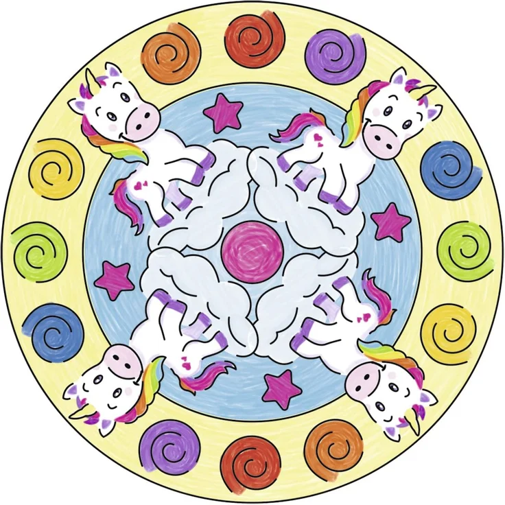 Ravensburger 29704 - Mini Mandala Designer® Unicorn – Bild 6