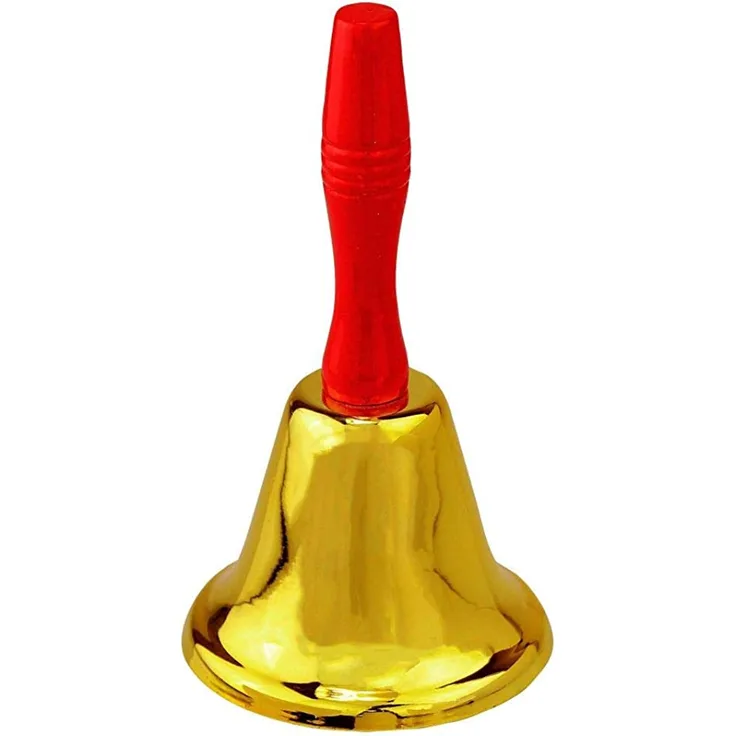 Weihnachtsglocke - Nikolaus Glocke in gold