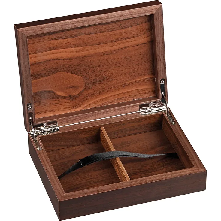 Philos 6655 - Box für Spielkarten ohne Inhalt, Holz