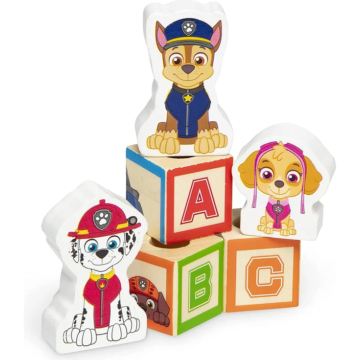 Melissa & Doug PAW Patrol ABC-Holzklötze LKW (33 Teile) 33272 Mehrfarbig – Bild 7