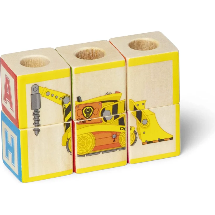 Melissa & Doug PAW Patrol ABC-Holzklötze LKW (33 Teile) 33272 Mehrfarbig – Bild 9