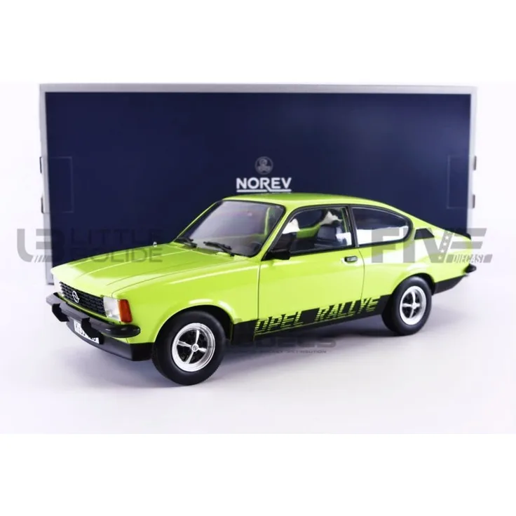 Norev 183653 Opel Kadett Rallye 2. 0 E 1977 - Grün - 1:18 - Neu - OVP