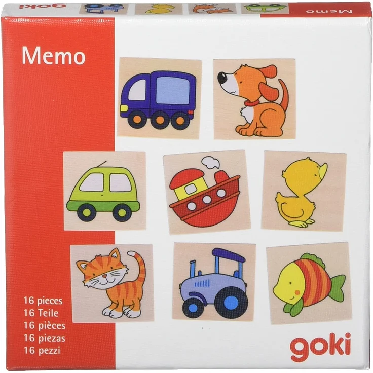 Goki 56698.0 Mein erstes Memo-Spiel, gemischt – Bild 3