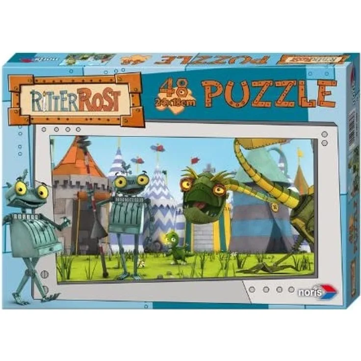 Noris 606031080 - Ritter Rost Puzzle - Heiße Brüder, 48 Teile