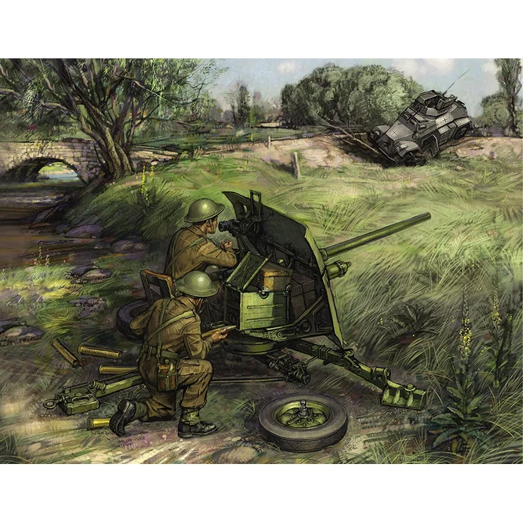 Zvezda British QF 2-pdr Anti Tank Gun w/crew 1:72 (6169) – Bild 2