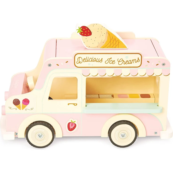 Le Toy Van ME083 Eiswagen Holzauto – Bild 2