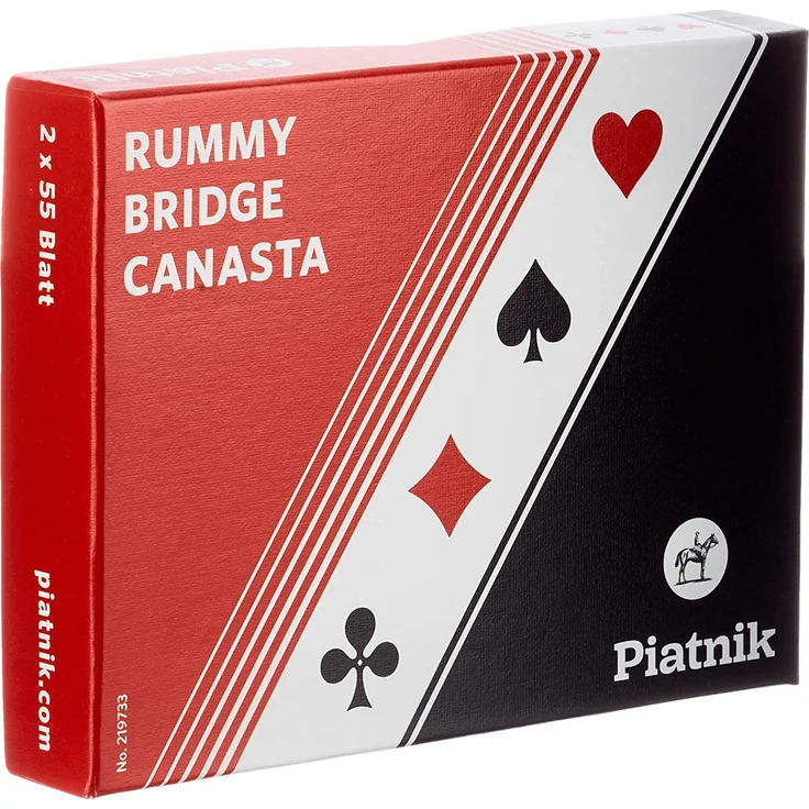Piatnik 219733 Romme Brücke Canasta Spielkarten – Bild 1